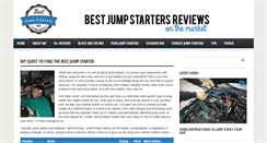 Desktop Screenshot of bestjumpstarterreview.com