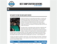 Tablet Screenshot of bestjumpstarterreview.com
